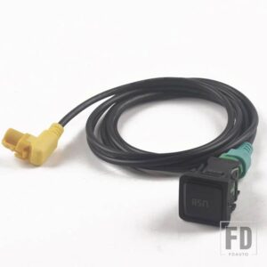 アウディ VW USB オーディオケーブルアダプター CD プレーヤーラジオワイヤーケーブルゴルフパサートポロ GTI ティグアンシュコダ用 - GRAY