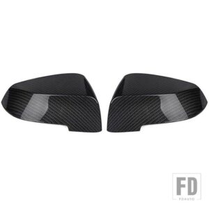BMW 5 6 7シリーズ F10 F11 GT 5GT F07 F06 F12 F13 LCL F01 F02 カーボンサイドバックミラーカバーキャップ - Carbon Fiber
