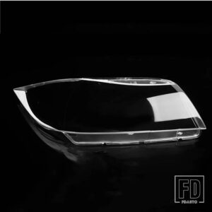 BMW フロントヘッドライトレンズカバーキセノン E90 3 2005 2006 2007 2008 ガラス自動シェルヘッドランプランプシェードクリア - right