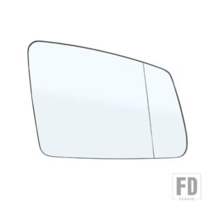 自動加熱死角ハザードウイングリアミラーガラスメルセデス ベンツ W212 W204 W221 C180 C250 C300 C350 E200 E250 E300 E350 - Right-White