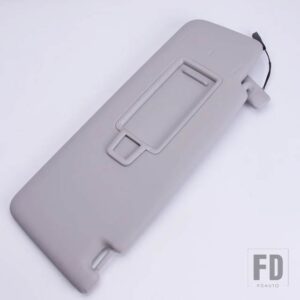 インテリアサンバイザー ミラーブラックカバー付き ティグアン MK2 AD RLINE TOURAN 5T ID.4 シュコダ コディアック RS用 - Gray Left