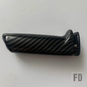 BMW 汎用 E46 E90 E92 E60 E39 F30 F34 F10 F20 F32 F80 アクセサリーカーボンハンドブレーキグリップカバーインテリアトリム - Carbon Fiber Colour
