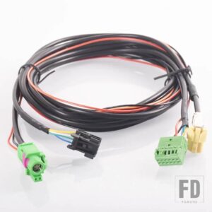 VW 車 USB AUX プラグ入力ソケットアダプターゴルフ MK7 VII ティグアン パサート CC 用 - A