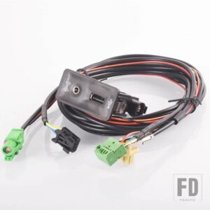 VW 車 USB AUX プラグ入力ソケットアダプターゴルフ MK7 VII ティグアン パサート CC 用 - B