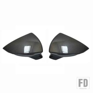 グロスブラックミラーキャップセアト レオン 5F MK3 ST キュプラ 2013-2020 イビサ MK5 アロナ 2017-2018 サイドカバーアクセサリー - Carbon Fiber