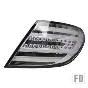 LED テールライトメルセデス ベンツ W204 2007-2014 Cクラス C180 C200 C230 C250 C280 C300 C350 リバースライトブレーキライトアセンブリ - gray-right