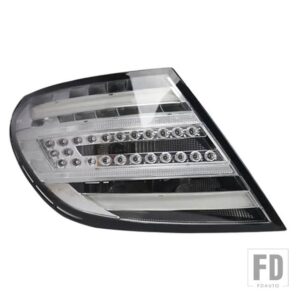 LED テールライトメルセデス ベンツ W204 2007-2014 Cクラス C180 C200 C230 C250 C280 C300 C350 リバースライトブレーキライトアセンブリ - gray-left