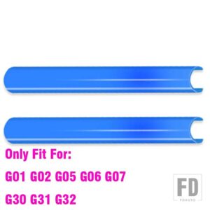 BMW M スポーツスタイルフロントグリルトリムストリップカバーフレームステッカー F30 F10 F20 F11 F31 F07 F32 F33 F34 F36 G30 F48 G20 G01 - B Blue