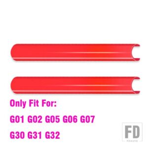 BMW M スポーツスタイルフロントグリルトリムストリップカバーフレームステッカー F30 F10 F20 F11 F31 F07 F32 F33 F34 F36 G30 F48 G20 G01 - B Red