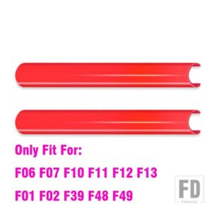 BMW M スポーツスタイルフロントグリルトリムストリップカバーフレームステッカー F30 F10 F20 F11 F31 F07 F32 F33 F34 F36 G30 F48 G20 G01 - C Red