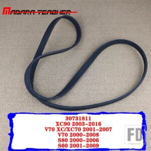ボルボ 30731811 6DPK1825 オルタネータファンドライブベルトオルタネータベルト V70 S60 S80 XC90 36708 - Germany
