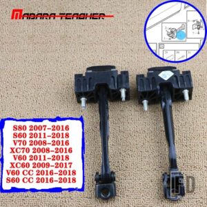 ボルボ 31298466 31298467 ドアヒンジ保持バンドドアステイドアリアドアサポートストラップリアリテーナーフロント - Front door