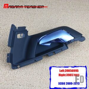 ボルボ 39856995 39857005 インサイドドアハンドル助手席フロントブラック XC60 2009-13 - 39856995Left