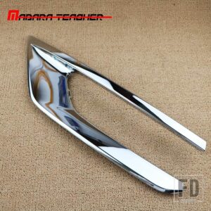 ボルボ 31663514 31663515 XC90 2020 2021 フロントバンパーフォグランプカバーフレームグリルアクセサリー 31663539 31663540 - left