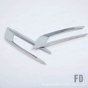 ボルボ 2個 ABS クロームフロントリアフォグライトランプまぶたカバー装飾トリムフレーム XC60 車外装アクセサリー - Upper