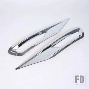 ボルボ 2個 ABS クロームフロントリアフォグライトランプまぶたカバー装飾トリムフレーム XC60 車外装アクセサリー - Lower