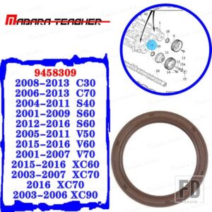 ボルボ エンジン VVT Sカムシャフトシールフロントカムシャフトシールキット 9458309 S40 S70 V40 V50 V70 C30 C70 V60 S60 XC60 XC70 XC90 - high quality