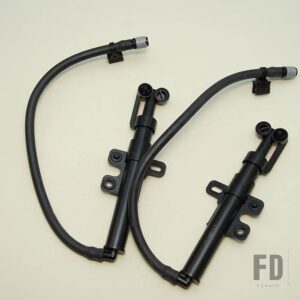 ボルボ 31364192 31364193 フロントヘッドランプヘッドライトクリーニングウォッシャースプレーノズルジェット S90 V90 クロスカントリー 2017 - left