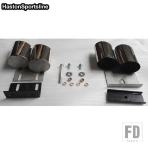 アウディ A3 S3 PP リアバンパーリップディフューザーリア排気スポイラー A3 S3 SLINE 2017-2019 - Exhaust