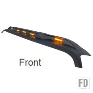 ジープ ストーンバグディフレクター ライトレーシンググリルバンパーメッシュガード付き ラングラー JL 2018-2021用 - Front