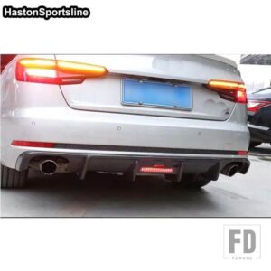 アウディ S4 S ライン B9 カーボンリアバンパーリップディフューザー B9 S4 S ライン 2017 2019 - S-Line