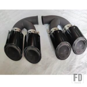 ポルシェ カイエン V6 V8 リア排気ヒントマフラーパイプ 2011-14 - V8