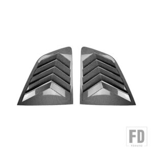BMW X3 自動車サイドウィンドウエアベント吸気装飾トリム X3 G01 2018-2024 カーアクセサリー - Fake Carbon