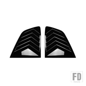 BMW X3 自動車サイドウィンドウエアベント吸気装飾トリム X3 G01 2018-2024 カーアクセサリー - Black ABS