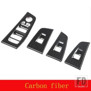 BMW 1シリーズ 2シリーズ F40 F44 2020-2024 ABS カーボンスタイル自動ガラスリフトフレーム装飾カバーインテリアアクセサリー - Style 1
