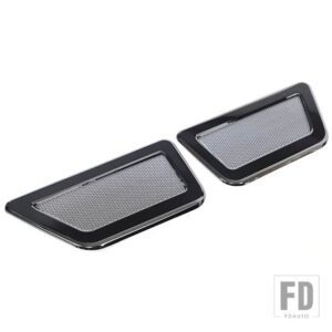 BMW IX 40 50 M60 2022 2023 2024 リアエアベントコンディショナーアウトレットダストカバーステンレスインテリアアクセサリー - Black