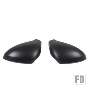 プジョー ABS カーボンテクスチャサイドドアバックミラーカバー 2006-2014 207 308 カーアクセサリー - matt black