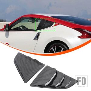 日産 370Z Z34 2009-2020 ABS カーボンアウタードアプルハンドルパネルカバーステッカー内装アクセサリー - 7