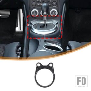 日産 370Z Z34 2009-2020 ABS カーボンアウタードアプルハンドルパネルカバーステッカー内装アクセサリー - 5