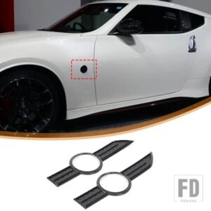 日産 370Z Z34 2009-2020 ABS カーボンアウタードアプルハンドルパネルカバーステッカー内装アクセサリー - 15