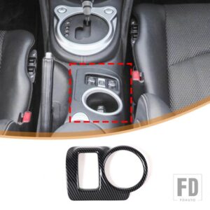 日産 370Z Z34 2009-2020 ABS カーボンアウタードアプルハンドルパネルカバーステッカー内装アクセサリー - 6
