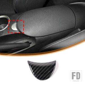 日産 370Z Z34 2009-2020 ABS カーボンアウタードアプルハンドルパネルカバーステッカー内装アクセサリー - 8