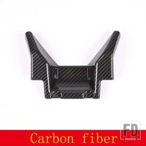 BMW 1 2シリーズ F40 F44 2020-2024 ABS カーボンカーセンターコンソールアームレストボックスフロント装飾パネルステッカーアクセサリー - Carbon Fiber