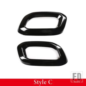 2020-2022 メルセデス ベンツ GLC GLE GLS W167 X253 X167 ステンレステール喉マフラーパイプカバー紙アクセサリー - C