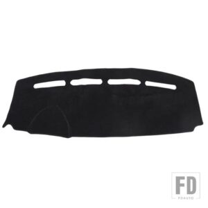 フィアット 500 2008-2023 ポリエステル黒ダッシュボード日焼け防止マットステッカーインテリアアクセサリー LHD 1個 - Black