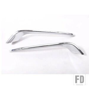 BMW 2013-2019 3シリーズ GT グランツーリスモ F34 カーボンスタイル自動フロントフォグランプランプストリップトリムカバーアクセサリー - Silver