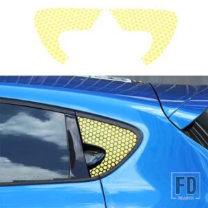 セアトレオン MK2 2008-2012 フロント三角ガラスデカールリア三角ガラスデカール装飾ステッカーカーアクセサリー - Style F
