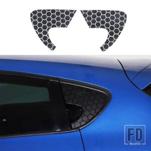 セアトレオン MK2 2008-2012 フロント三角ガラスデカールリア三角ガラスデカール装飾ステッカーカーアクセサリー - Style D