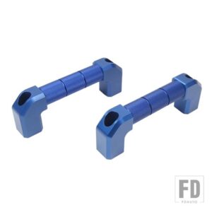 トヨタ 2007-2021 FJ クルーザー合金レッド/ A ピラーハンドルカバーステッカーアクセサリー - Blue