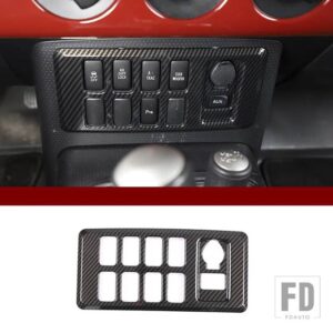 トヨタ 2007-2021 FJ クルーザー ABS カーボンガラスリフトフレームステッカー内外装アクセサリー - style 4