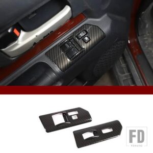 トヨタ 2007-2021 FJ クルーザー ABS カーボンガラスリフトフレームステッカー内外装アクセサリー - Style 6