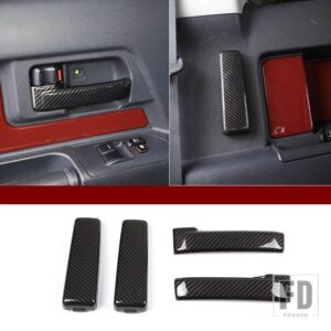 トヨタ 2007-2021 FJ クルーザー ABS カーボンガラスリフトフレームステッカー内外装アクセサリー - Style 62