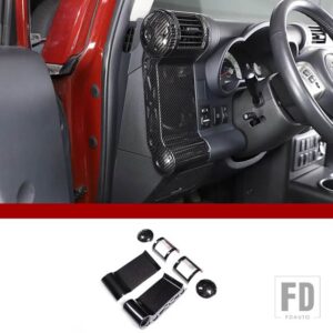 トヨタ 2007-2021 FJ クルーザー ABS カーボンガラスリフトフレームステッカー内外装アクセサリー - Style 15