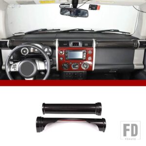 トヨタ 2007-2021 FJ クルーザー ABS カーボンガラスリフトフレームステッカー内外装アクセサリー - Style 17