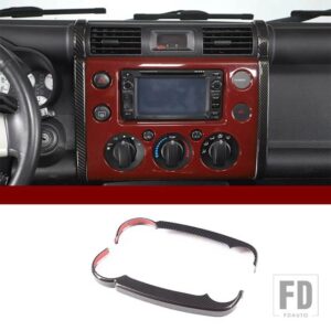 トヨタ 2007-2021 FJ クルーザー ABS カーボンガラスリフトフレームステッカー内外装アクセサリー - Style 2