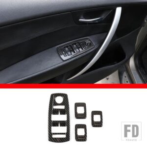 BMW 2006-2010 X3 E83 ABS カーボンパターンインナードアボウルカバーガラスリフティングフレームインテリアアクセサリー - 10